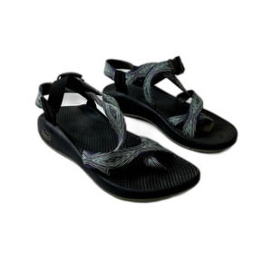 Chaco Womens Vibram Z/2 Yampa Sandals Size W10 Pixel Weave Blue Purple